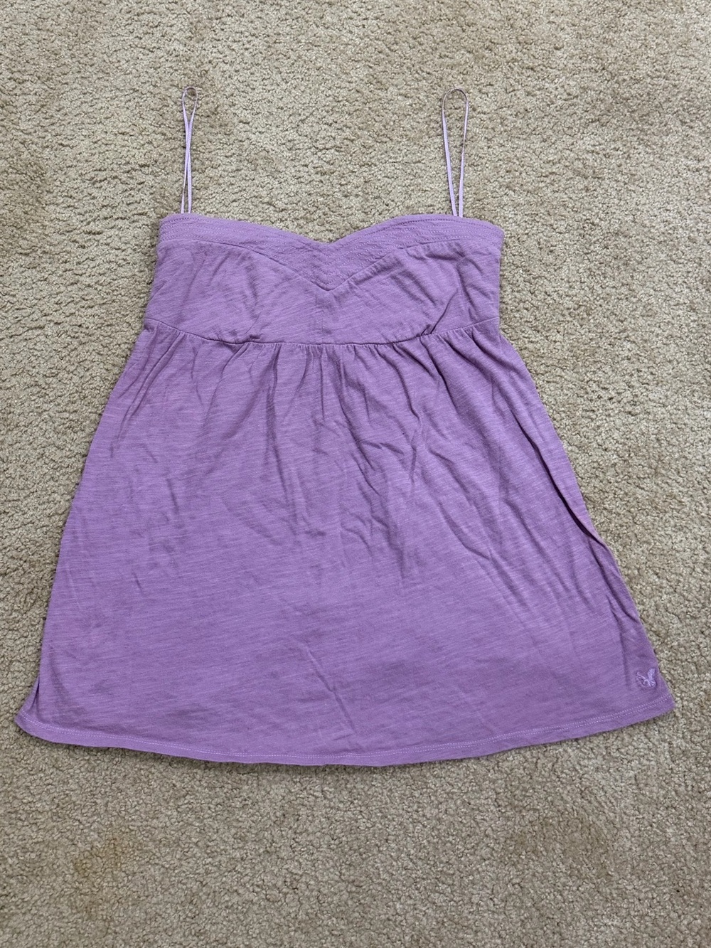 American Eagle Outfitters Lilac Strapless Top